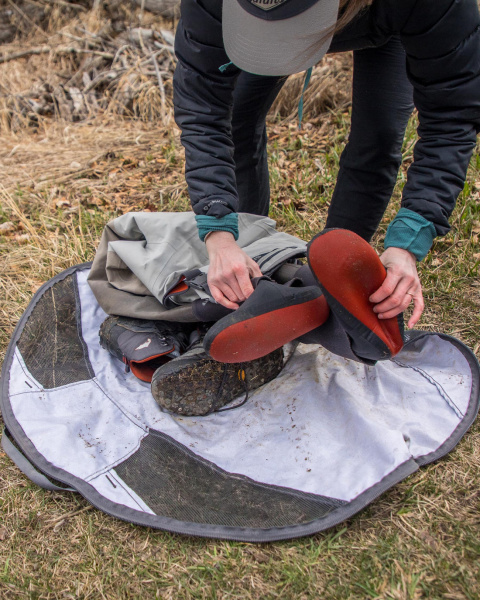 Сумка Simms Taco Bag 17L (hex flo camo carbon;)